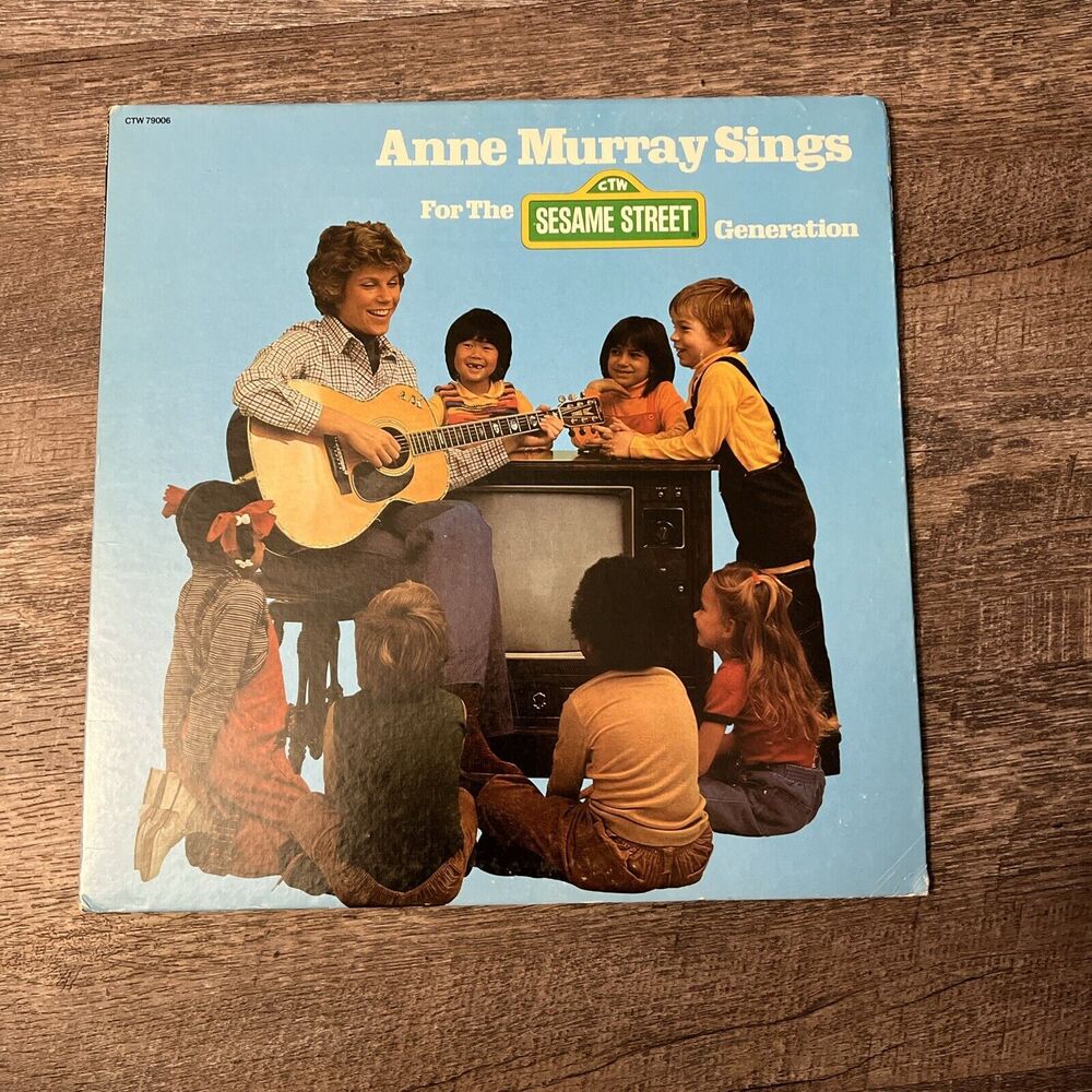 ANNE MURRAY SINGS For The SESAME STREET GENERATION Gatefold Kids LP 1979 VG